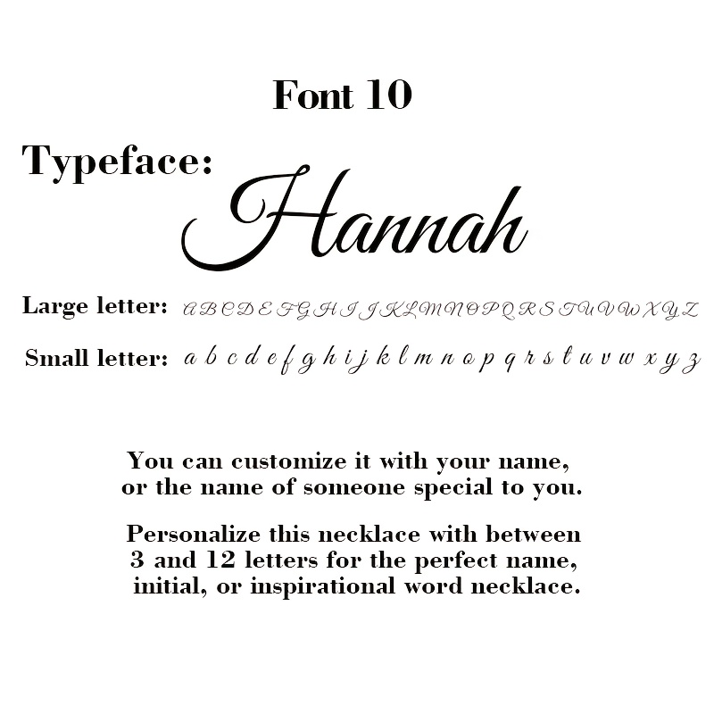 Women's Personalized Letter Necklaces with Charms